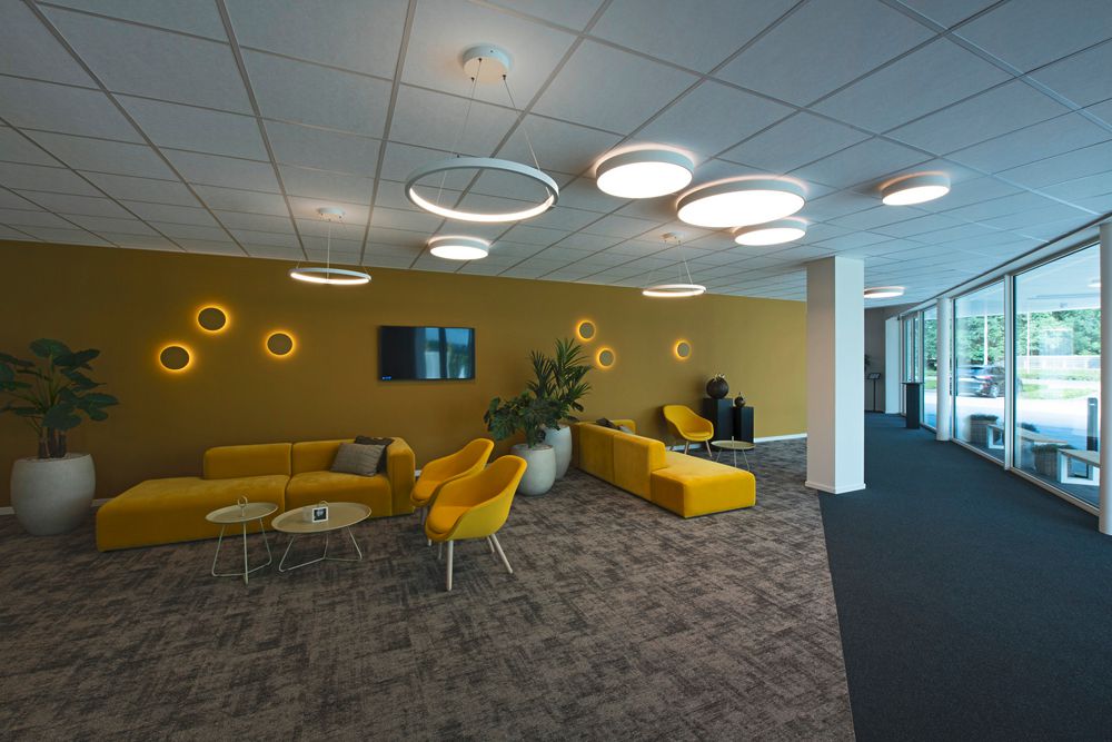 Plafonnier LED SLV MEDO PRO 60 39W 5100lm 930/940 IP50 DALI Ø600mm blanc