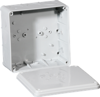 Scatola di derivazione 142×142×71mm, per entrate cavo, senza morsetti, IP54