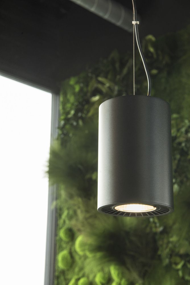 LED-Pendelleuchte SLV SUPROS 31W 2600lm 3000K 60° Ø127×185mm schwarz