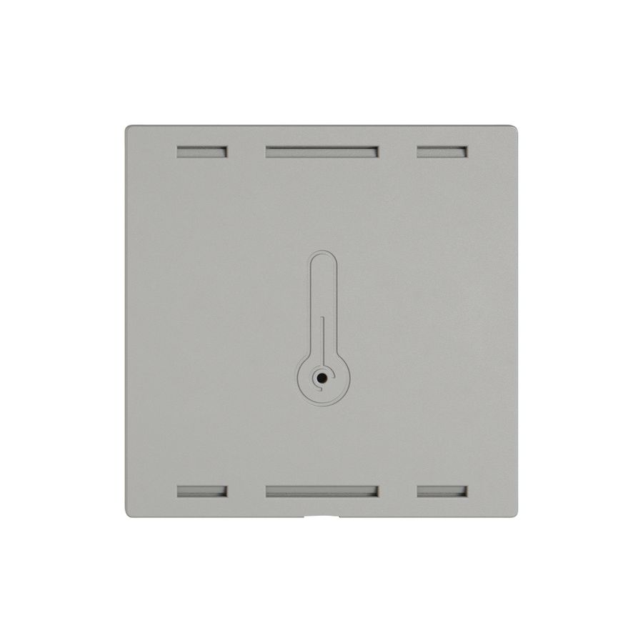 Commande p.capteur de température ambiante EDIZIO.liv Wiser SNAPFIX® 60×60mm grc