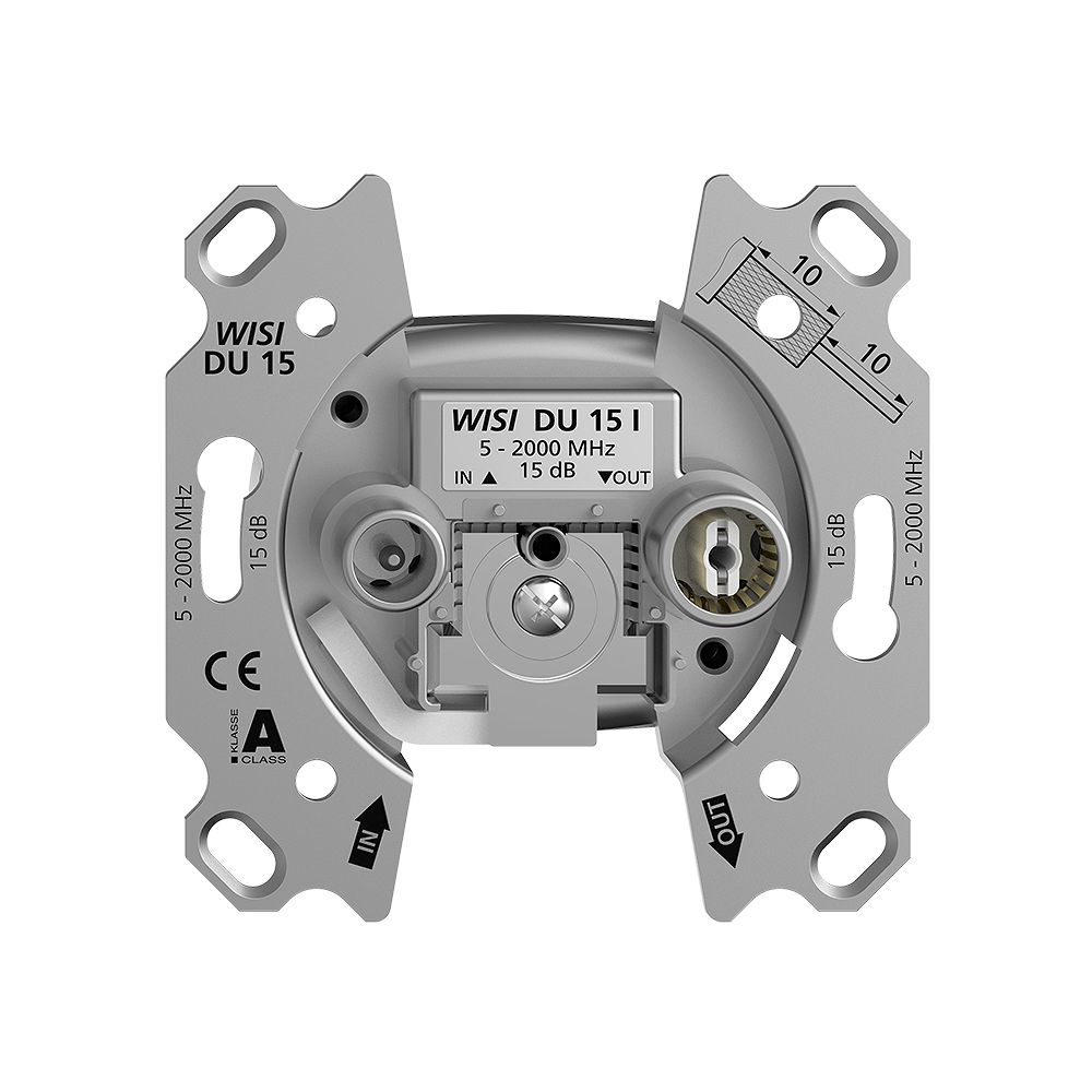 TV-R-Dose FH BSM 15dB Breitbanddose 5…2000MHz