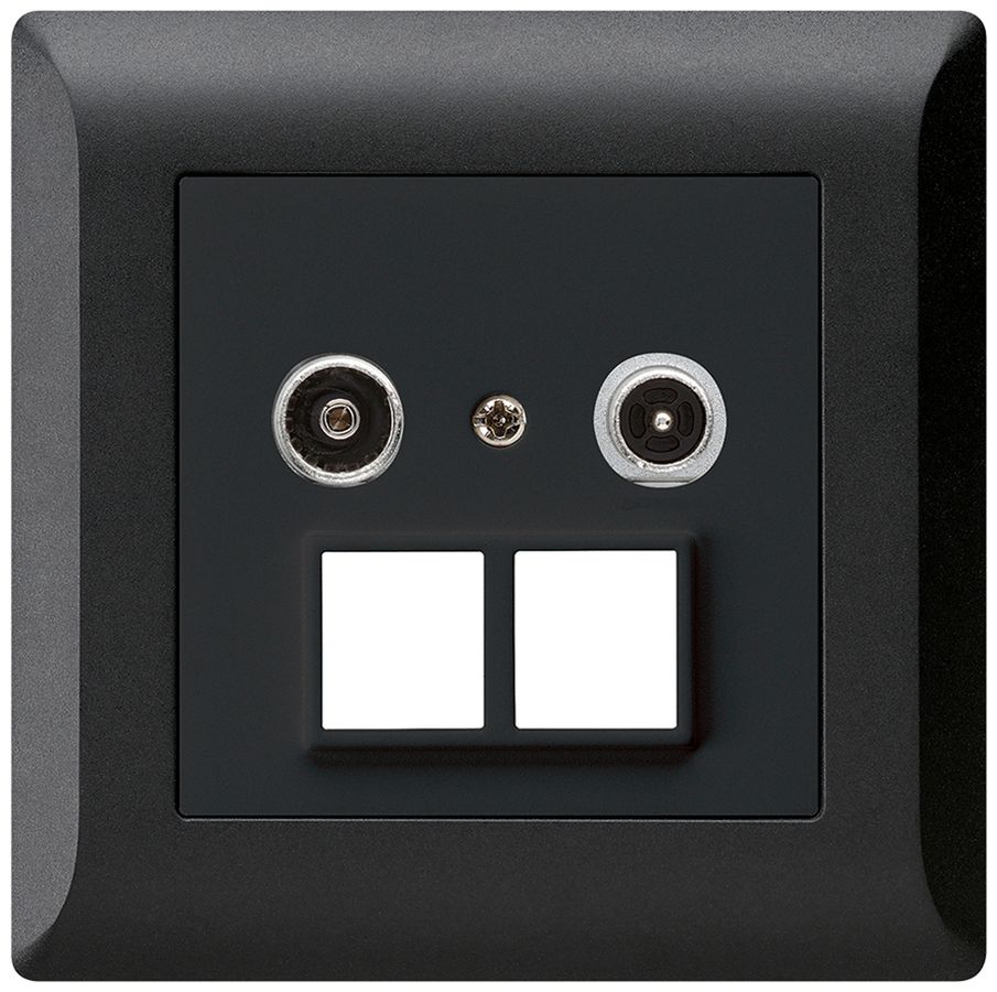 UP-Multimediadose kallysto.line R/TV 23dB 2GHz schwarz