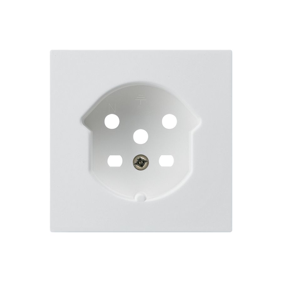 Frontset HA kallysto für Steckdose Typ 15 mit Steckklemmen weiss