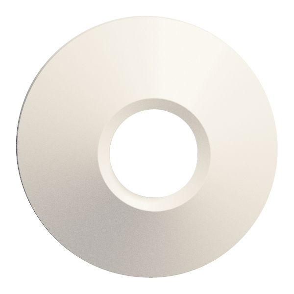 Capot frontal rond EDIZIOdue blanc pour détecteur de mouv.PIRI 360°