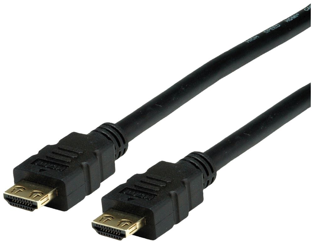 Câble HDMI VALUE 4K@60Hz (HDMI 2.0) HDR 3D ethernet clip noir 1.5m