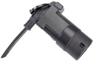 Spina d'adattazione ELBRO 250V 16A tipo 23 / tipo 2 nero