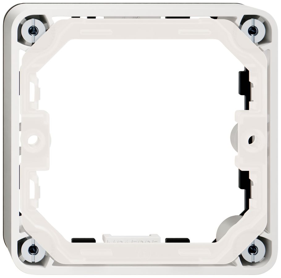 Aufsatzrahmen Feller NEVO SNAPFIX® 87×87×20mm weiss