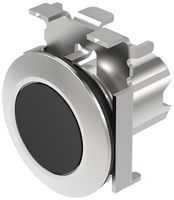 Interruttore INS EAO45, R, nero, anello grigio sabbia, piatto