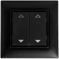 AP-RF-Taster ALADIN EnOcean EDIZIOdue, 2-fach, schwarz, V/Λ