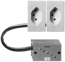 EB-Steckdose T13 L1 orange für Flachkabel Technofil.2 Dosen