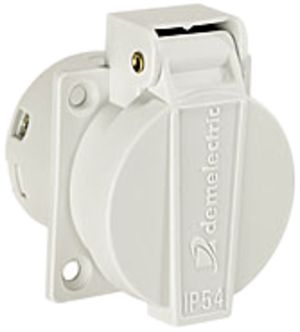 EB-Steckdose Typ15 grau