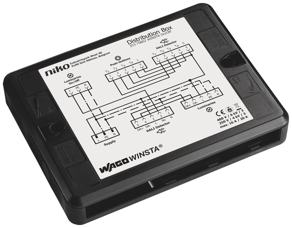 Verteilerbox WAGO WINSTA EIN/AUS, für P48 DALI 2