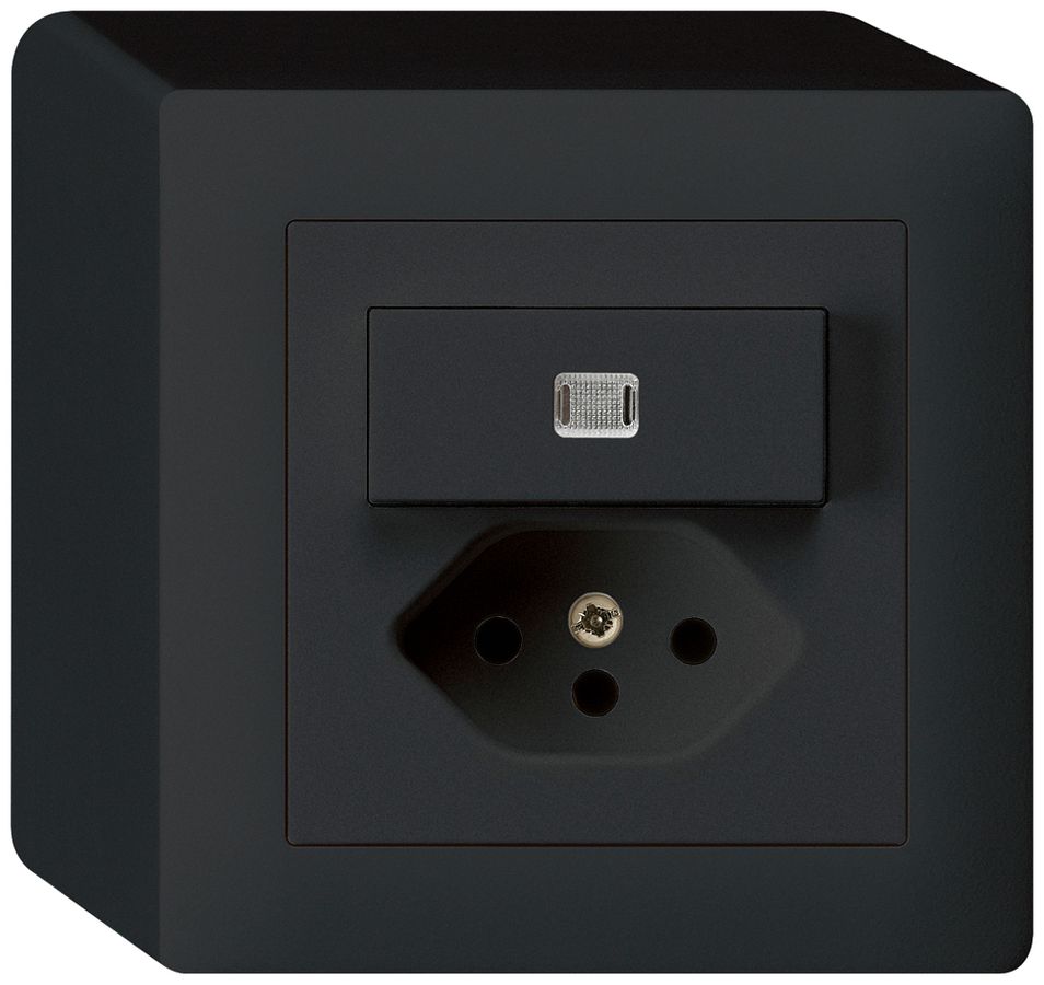 AP-Leuchtkombination 3/1P+T13 schwarz kallysto