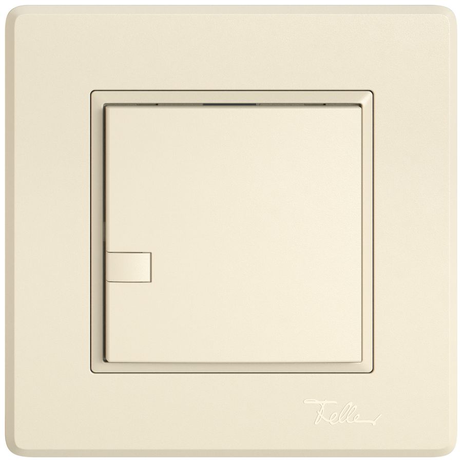 Poussoir KNX RGB ENC EDIZIO.liv SNAPFIX® capteur temp.s.LED 1× comm.1T cr