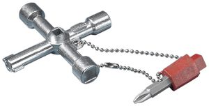 Chiave universale Rittal SZ 2549.500 doppia aletta/triangolare/bit quadrato/TX