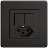 Combinazione INC EDIZIO.liv SNAPFIX® 2×schema 3+T13 con shutter ne