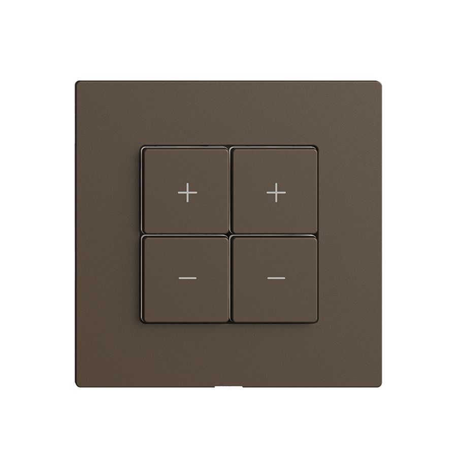 Kit copertura per dimmer 2c/4t Edue Wiser coffee