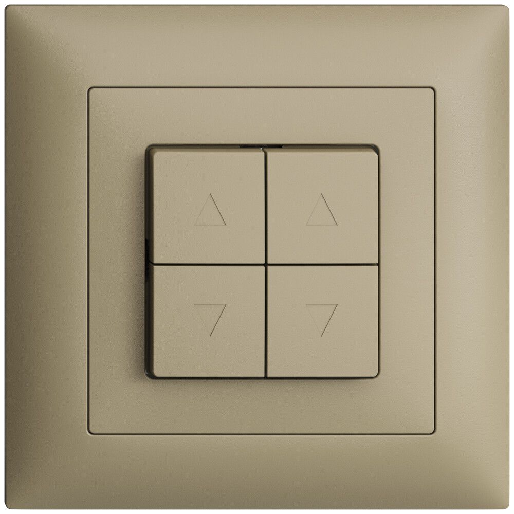 Kit frontale INC EDIZIOdue FMI sand per pulsante & interr.tapparel.