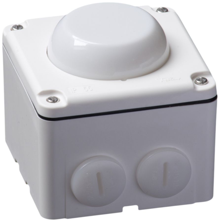 Blitzleuchte Hugentobler Typ 18 NAP 24VUC opal