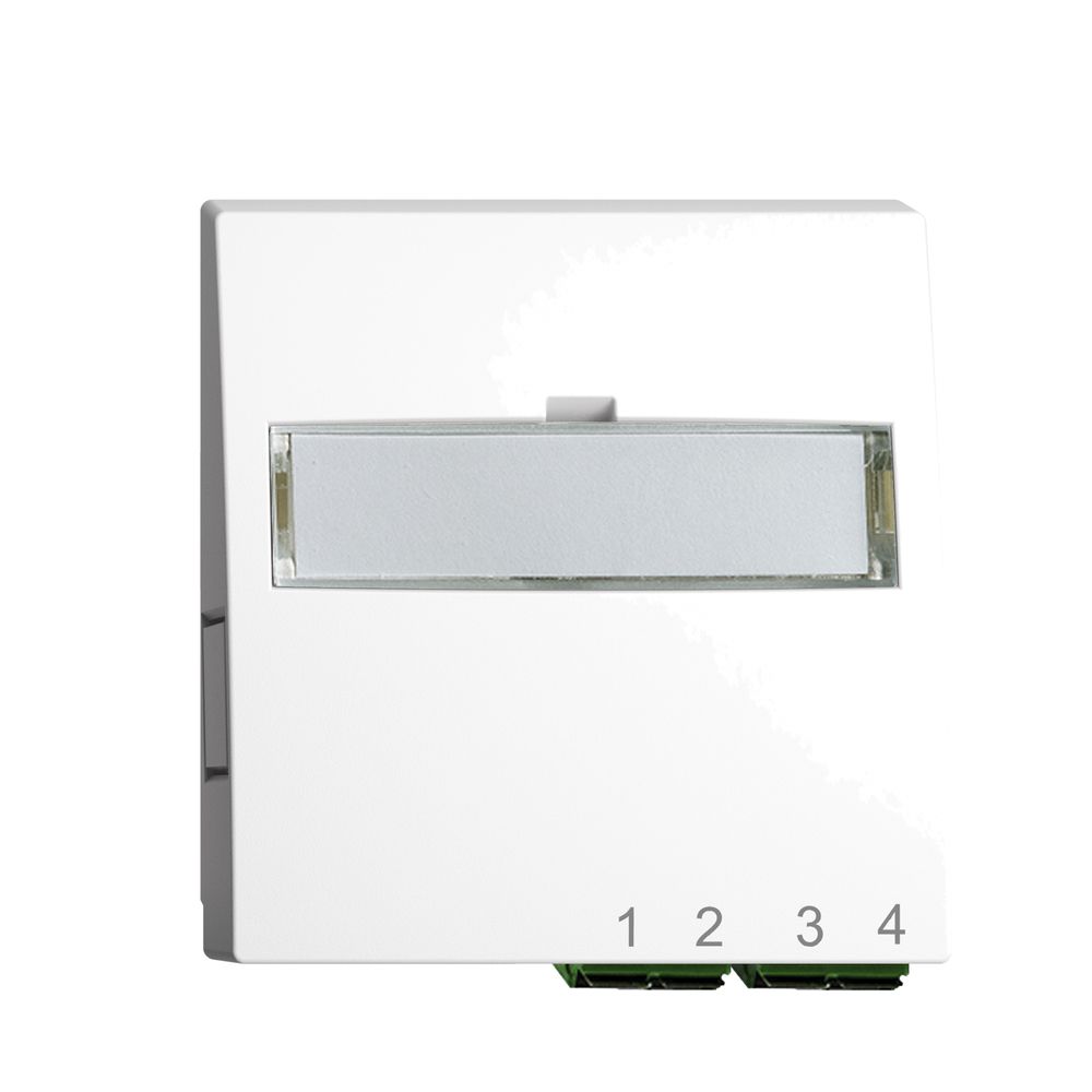 UP-Anschlussdose FTTH EDIZIOdue FH 2×LC APC Duplex F weiss