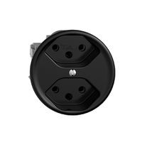 UP-Steckdose STANDARDdue 2×T13 schwarz