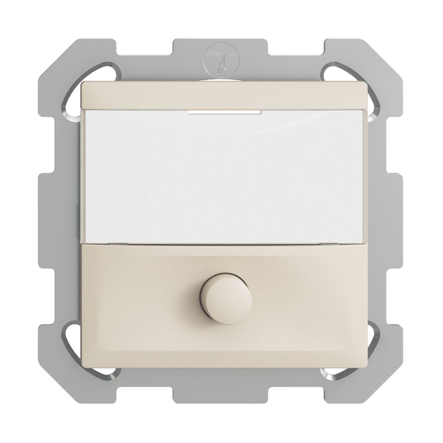 UP-Taster mit Namensschild EDIZIOdue crema