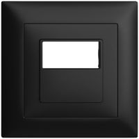 Set frontale EDIZIOdue FMI p.rilevatore di movimento pirios 180 R eco plus, nero