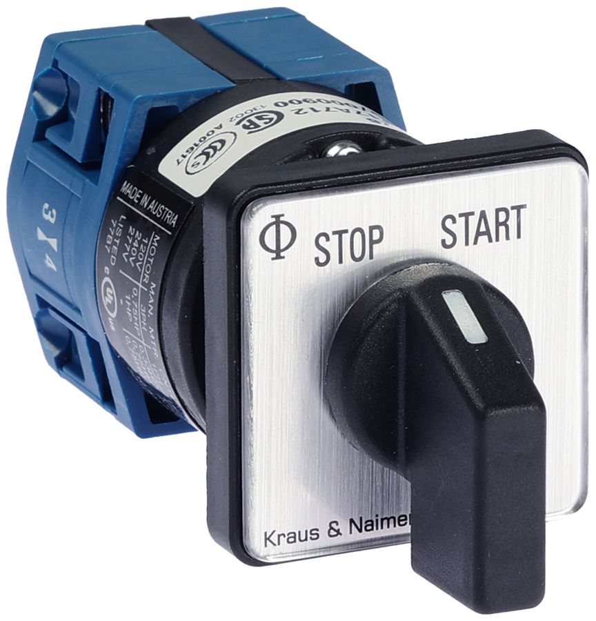 EB-Schwenktaster K&N CG4.A176.E, 10A/400V 2L 30×30mm "STOP-START"