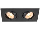 EB-Spot SLV NEW TRIA GU10 2×10W 170×90mm schwarz
