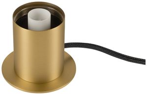 Tischleuchte SLV VARYT E14 1×6W Schalter Ø90×90mm Messing