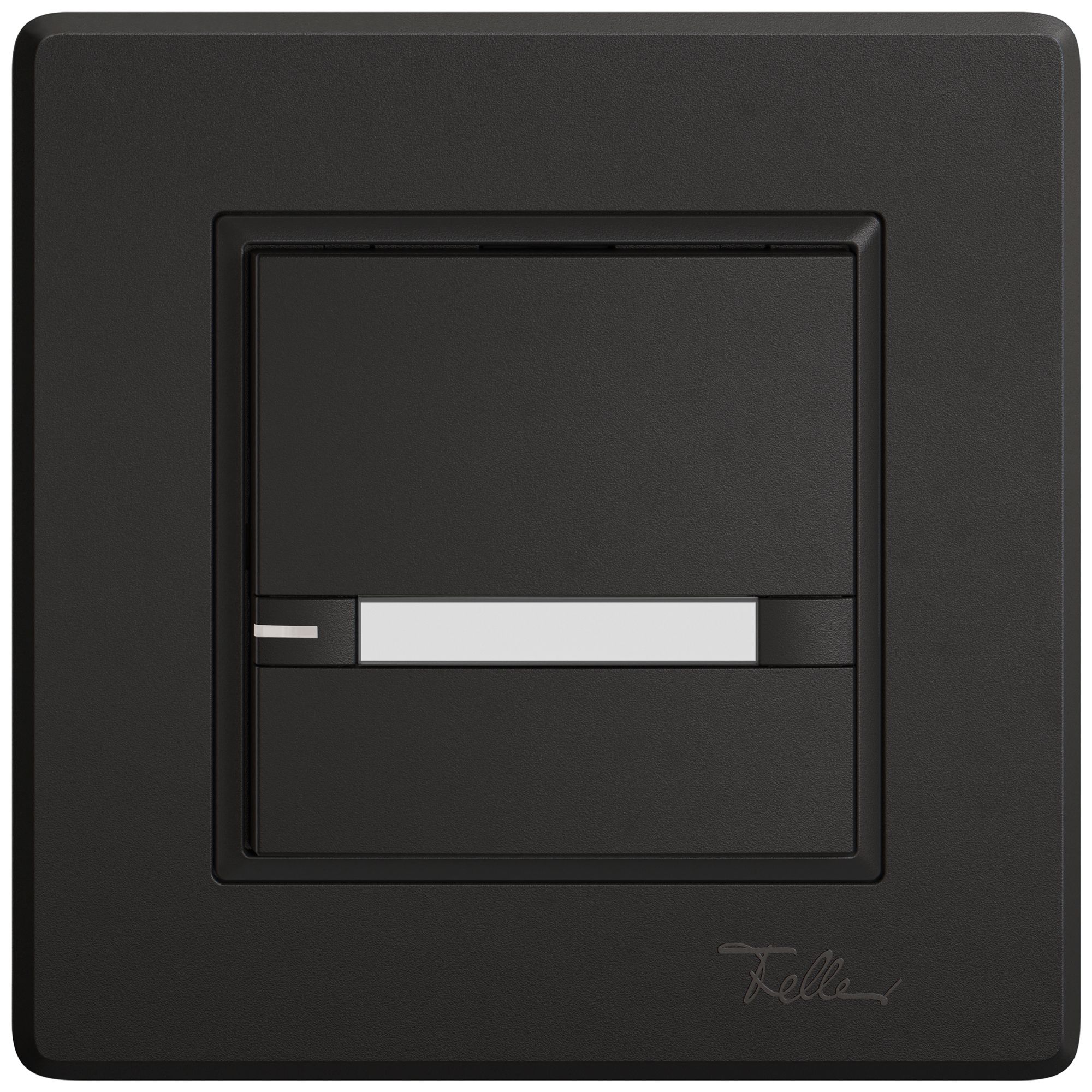 UP-KNX-Taster RGB EDIZIO.liv SNAPFIX® Temperaturfüh.RGB-LED Pap.1×T 2-Tbed.sz