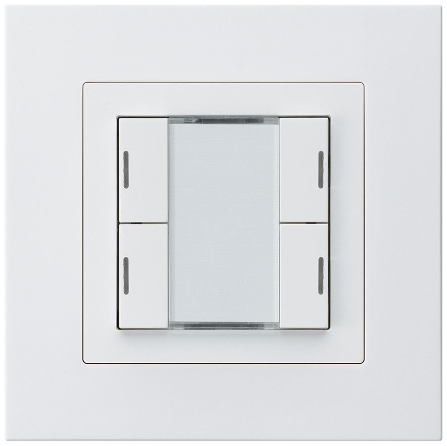 UP-Taster kallysto.pro KNX 4×RGB LED s/e-link weiss