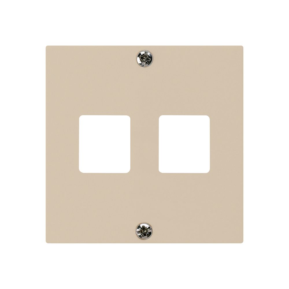 Frontplatte HMS kallysto für 2 Module beige