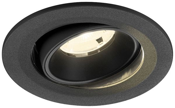 Downlight LED SLV NUMINOS MOVE S 6.7W 1050lm 4000K NB DALI Ø100×63.5 nero