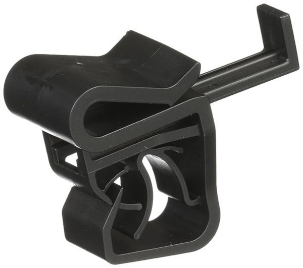 Clip pour câble Ø 6.6…7.5mm, parallèle à la fixation inférieure, noir