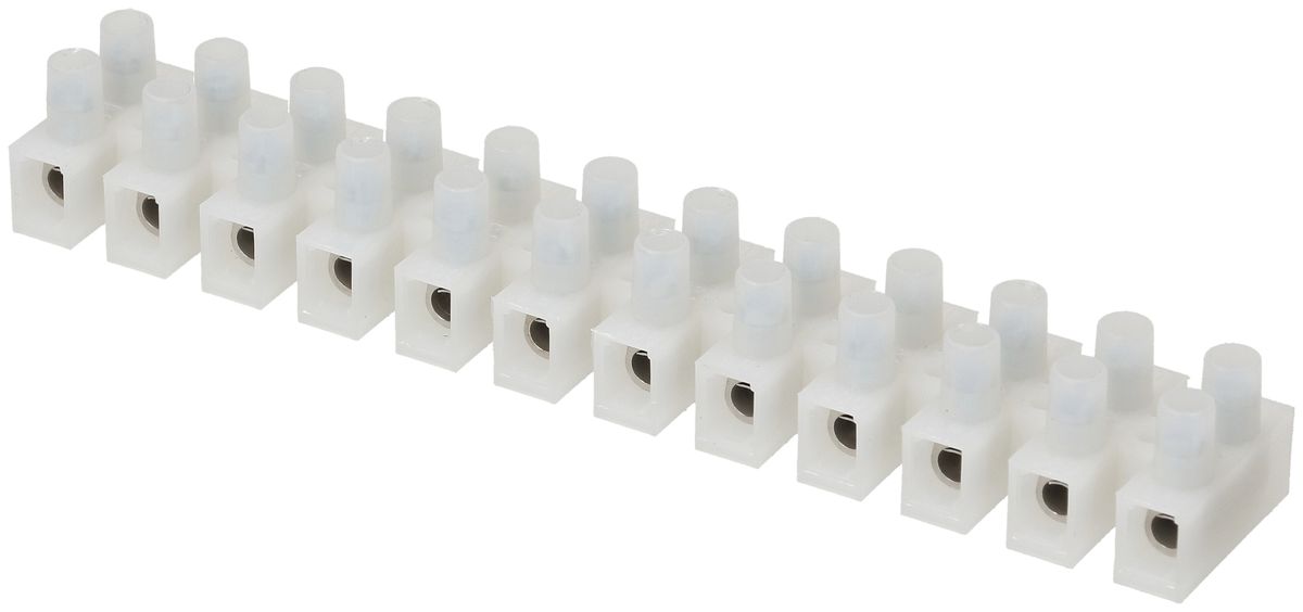 Barrette de bornes Adels-Contact 12P 0.5…6mm² 41A 500V blanc