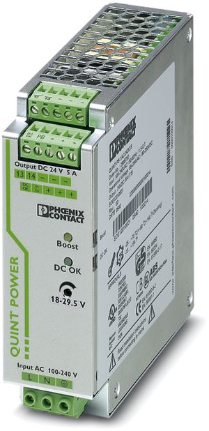Alimentation à découpage Phoenix Contact 24VDC 5A, 1 phase, techno.SFB