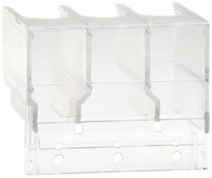Cache-bornes ABB OTS125T3P, für OT100-125F3, 3 pôles, transparent
