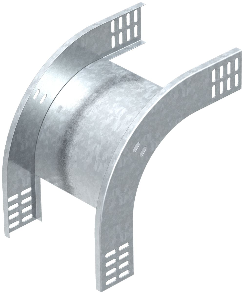 Aussenbogen Bettermann vertikal 90° 60×300mm bandverzinkt