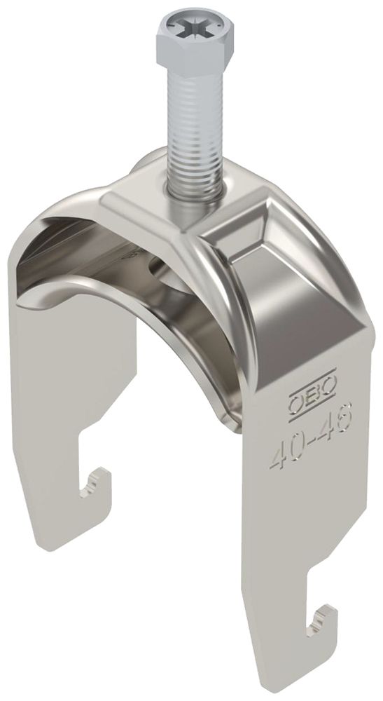 Fixation rapide BET 2056 pied à U métal 40…46mm 1×câble A4 1.4571