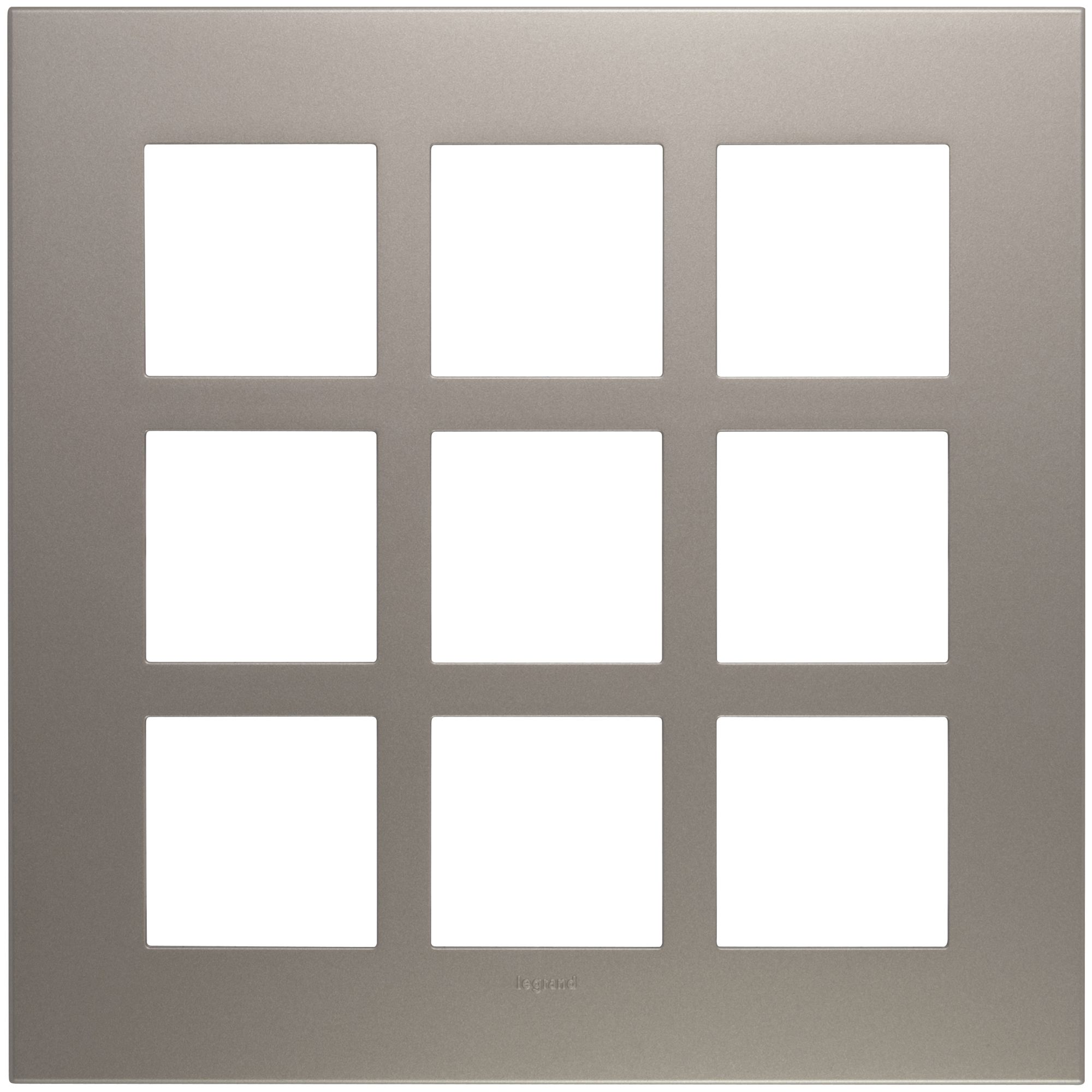 Abdeckrahmen ATO 3×3 Modul, champagne