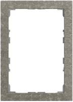 Abdeckrahmen EDIZIOdue prestige für KNX-Panel 7" eternit