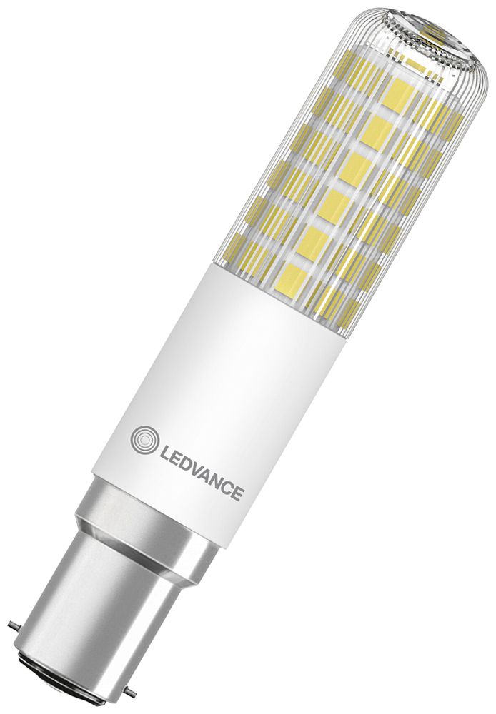 Lampe LED LEDVANCE SPECIAL B15d 8W 1055lm 2700K DIM Ø18×90mm clair