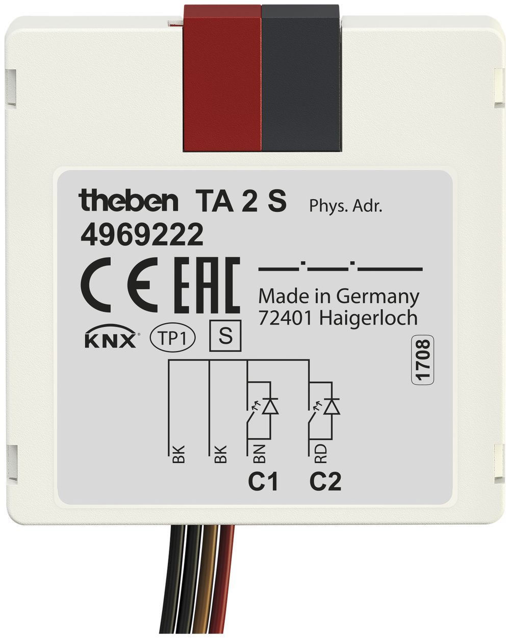 EB-Binäreingang Theben KNX 2-fach