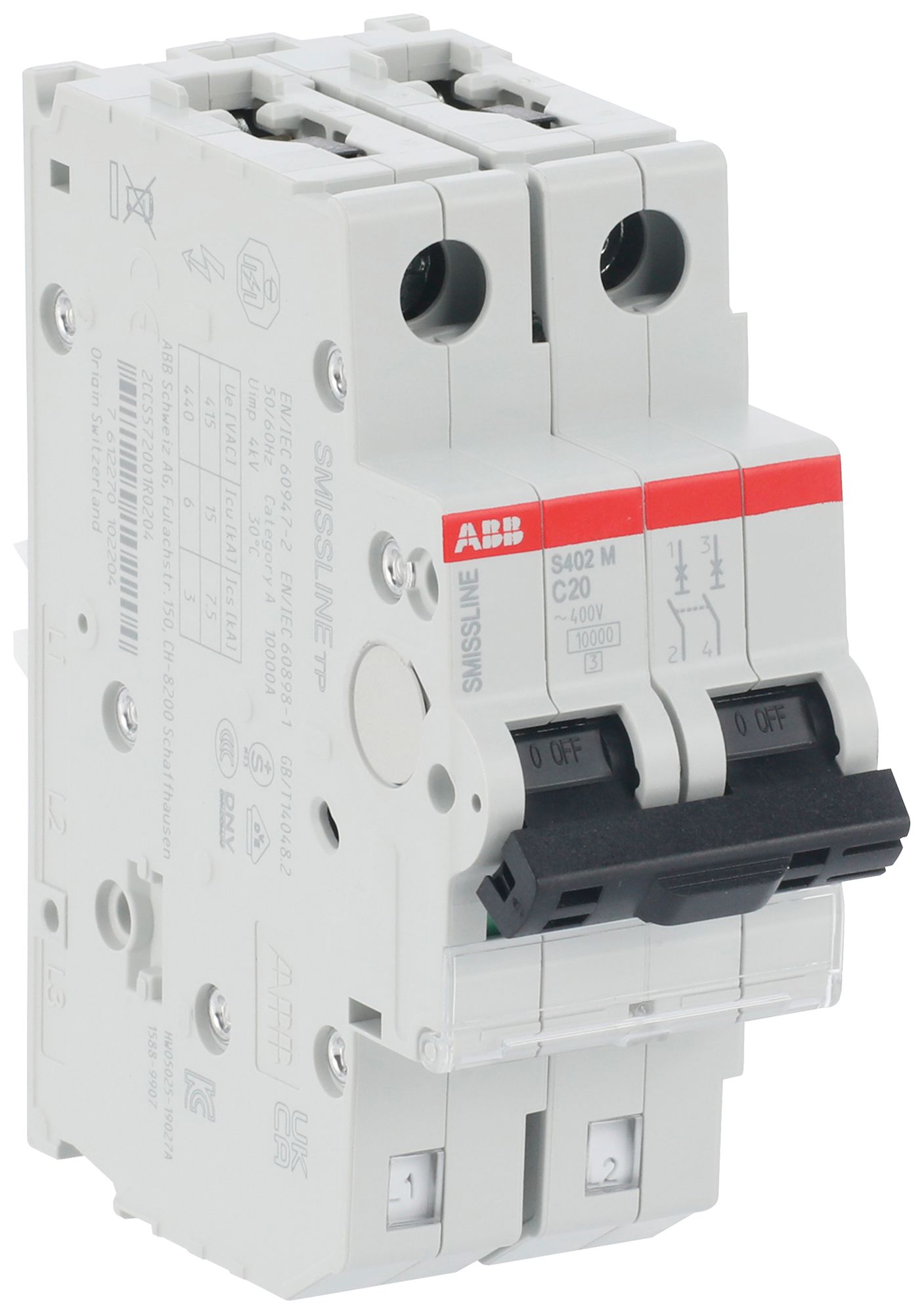 Disgiuntore SMISSLINE TP S 2×20A C 10kA