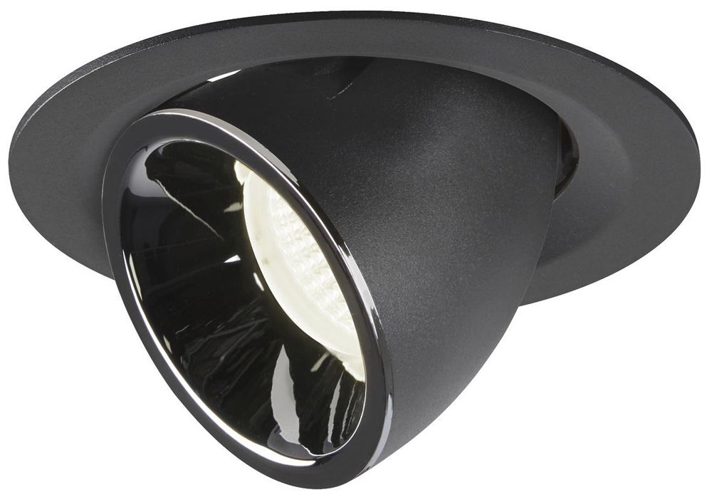 EB-LED-Downlight SLV NUMINOS GIMBLE M, 17.5W 500mA 1660lm 4000K 55° sz/chr