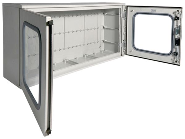 Coffret mural Hager Orion.Plus a.porte 138 mod.3 rangs 46UM 1100×550×300mm gr