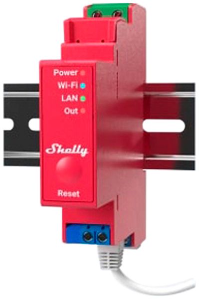 REG-RF-Schaltaktor Shelly Pro 1PM Bt/Wi-Fi 1-Kan 110…240V 1TE