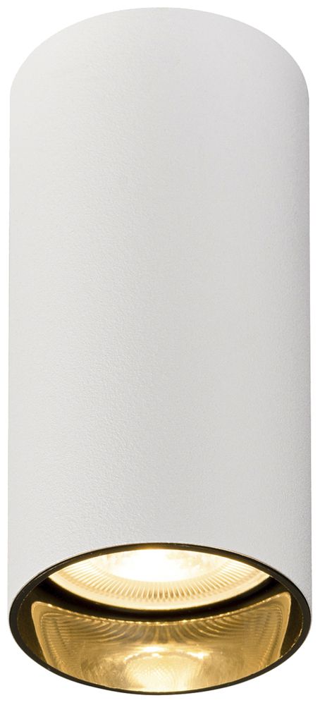 Deckenleuchte SLV KAMI GU10 1×10W DIM Ø55×120mm weiss/schwarz