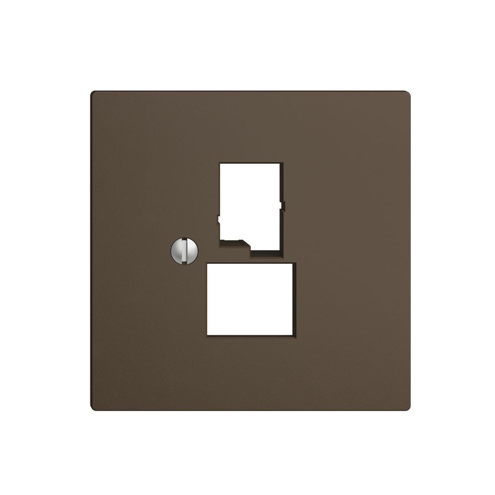 Frontplatte EDIZIOdue coffee für DSL-Breitband Dose